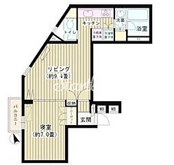 ＪＯＹＣＥ山王（ジョイス山王） 5階1LDKの間取り