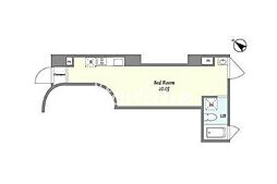 グリディエ（Ｇｒｉｄｉｅ） 3階ワンルームの間取り