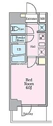 LIVIOMAISON大森EAST 1Kの間取図画像