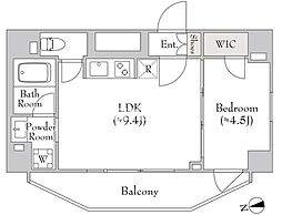 ルミーク大森 1LDKの間取図画像