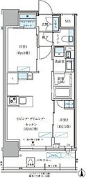 パークアクシス大森山王 2LDKの間取図画像