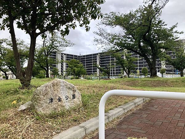 津金緑地　752ｍ　徒歩約9分