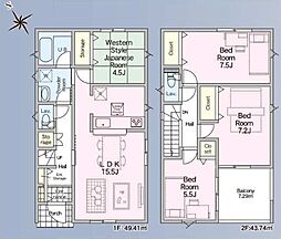 埼玉県三郷市戸ケ崎3丁目