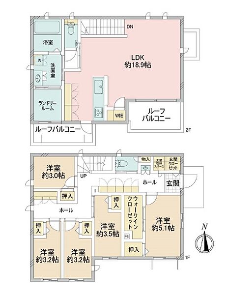 間取りを拡大表示