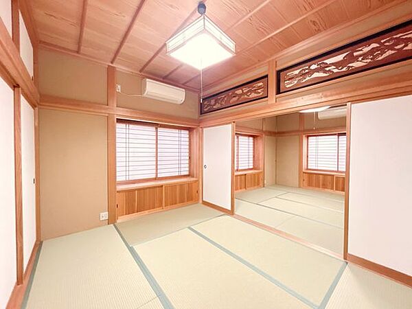 【リフォーム済】2階和室　畳交換と、障子・襖の張替えを行いました。