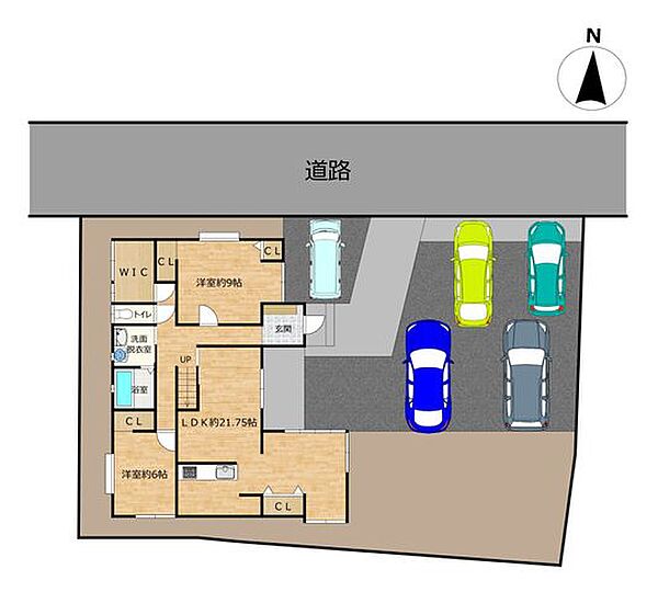 【リフォーム中】敷地図です。