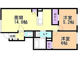 空彩(ソライロ) 2LDKの間取図画像