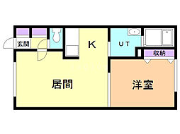 間取図画像 1LDK