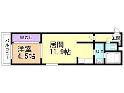 間取図画像 1LDK