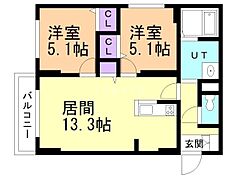 物件の間取り