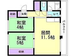物件の間取り