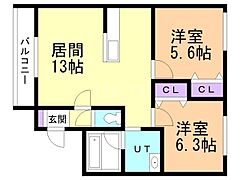 物件の間取り