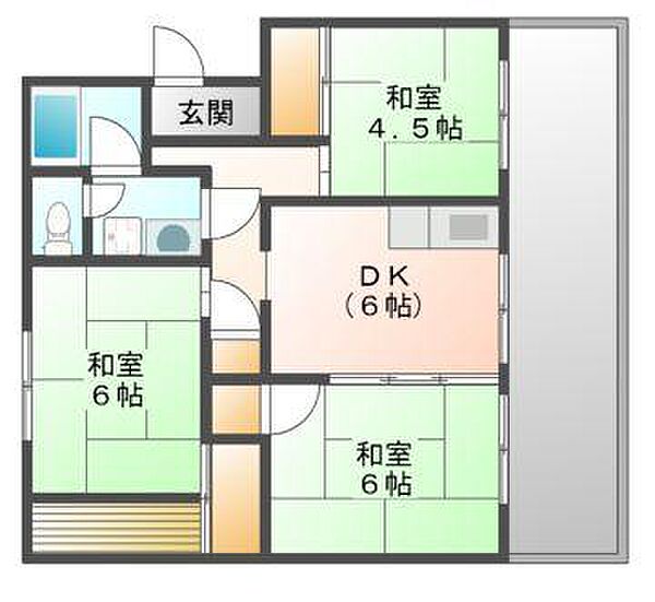 同じ建物の物件間取り写真 - ID:233016578028