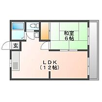 岡山県岡山市中区雄町（賃貸アパート1LDK・2階・37.16㎡） その2