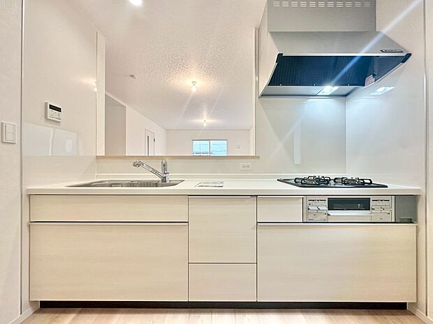 スマートな意匠と充実の機能を備えたキッチンが、暮らしにおいしい彩りを添えます。