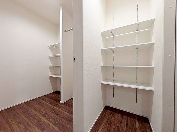 暮らし心地を大きく左右する収納を、適材適所に配置し使い勝手を考慮しました。