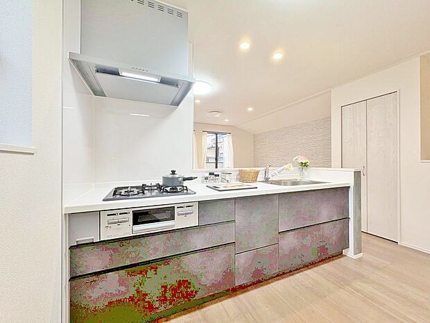 スマートな意匠と充実の機能を備えたキッチンが、暮らしにおいしい彩りを添えます。