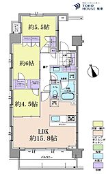 アンビシャス西川口 3LDKの間取図画像