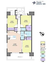 間取図画像 3LDK