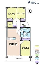 間取図画像 3SLDK