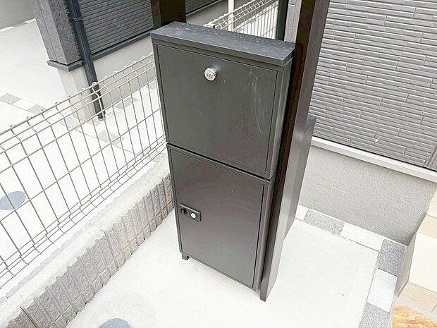 郵便物を受け取るための郵便受け。