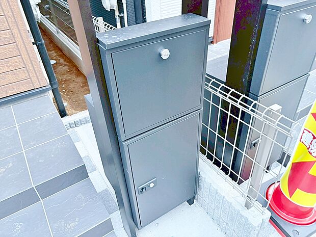 郵便物を受け取るための郵便受け。