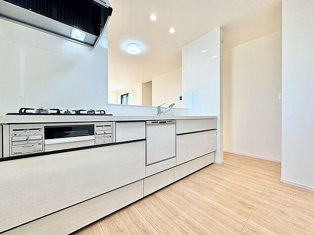 スマートな意匠と充実の機能を備えたキッチンが、暮らしにおいしい彩りを添えます。