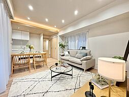 セザールリバーサイドときわ台 3LDKのリビング/ダイニング