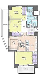 間取図画像 3LDK