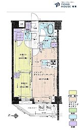 ミューズ・プレイス 2LDKの間取り