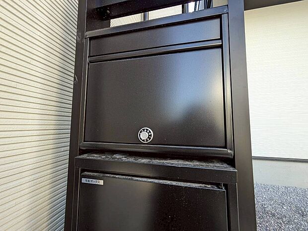 郵便物を受け取るための郵便受け。