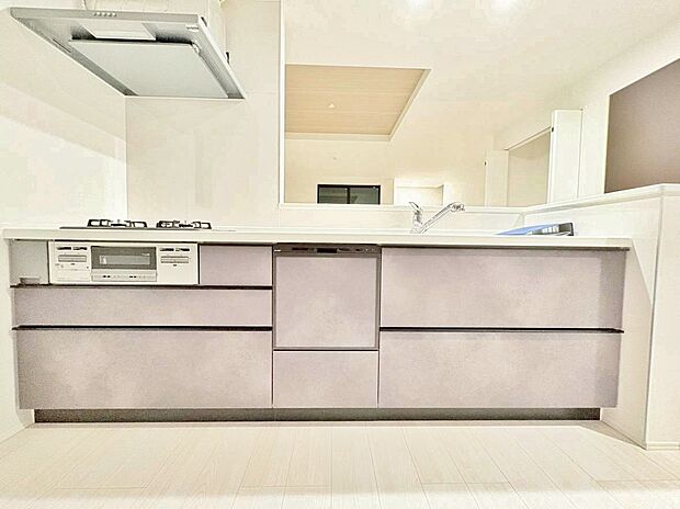 スマートな意匠と充実の機能を備えたキッチンが、暮らしにおいしい彩りを添えます。