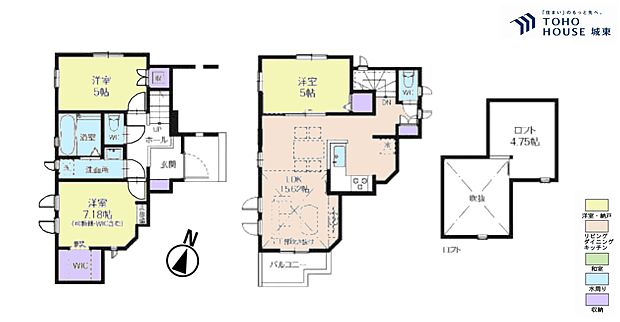 3LDK、土地面積118.42平米、建物面積78.86平米