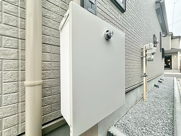 郵便物を受け取るための郵便受け。