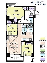 間取図画像 3LDK