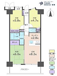 間取図画像 3LDK