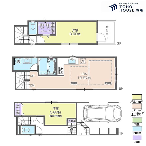 2ＬＤＫ、土地面積51．29平米、建物面積82．39平米