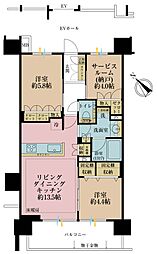 間取図画像 2SLDK