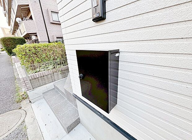 郵便物を受け取るための郵便受けも、きちんと管理されています。