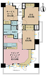 間取図画像 2SLDK