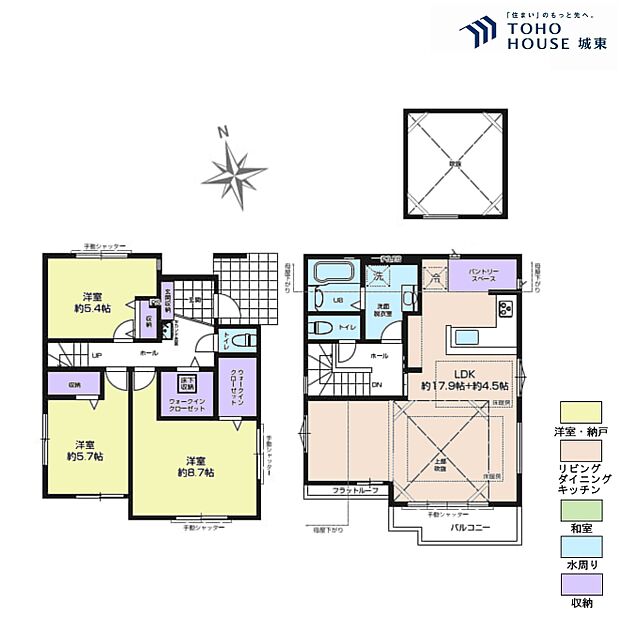 3ＬＤＫ、土地面積117．31平米、建物面積103．71平米