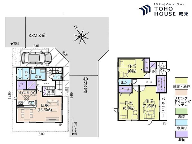 3LDK、土地面積94.16平米、建物面積98.33平米