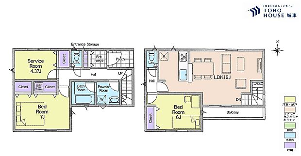 2ＳＬＤＫ、土地面積73．32平米、建物面積82．00平米