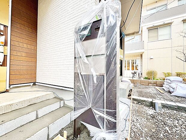 郵便物を受け取るための郵便受け。