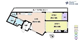 日神パレステージ小岩第2 2LDKの間取図画像