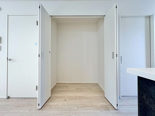 暮らし心地を大きく左右する収納を、適材適所に配置し使い勝手を考慮しました。