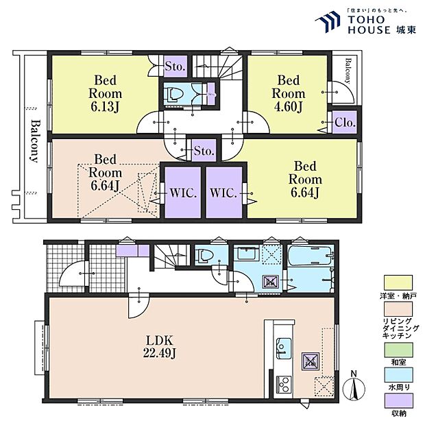 4LDK、土地面積118.28平米、建物面積105.98平米
