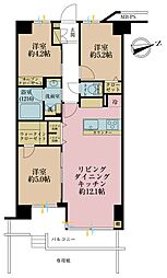 ハイラーク新赤羽 3LDKの間取図画像