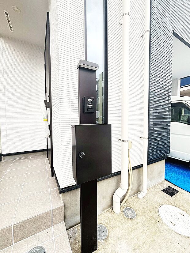 郵便物を受け取るための郵便受け。