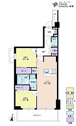デュオ駒込古河庭園 2LDKの間取図画像